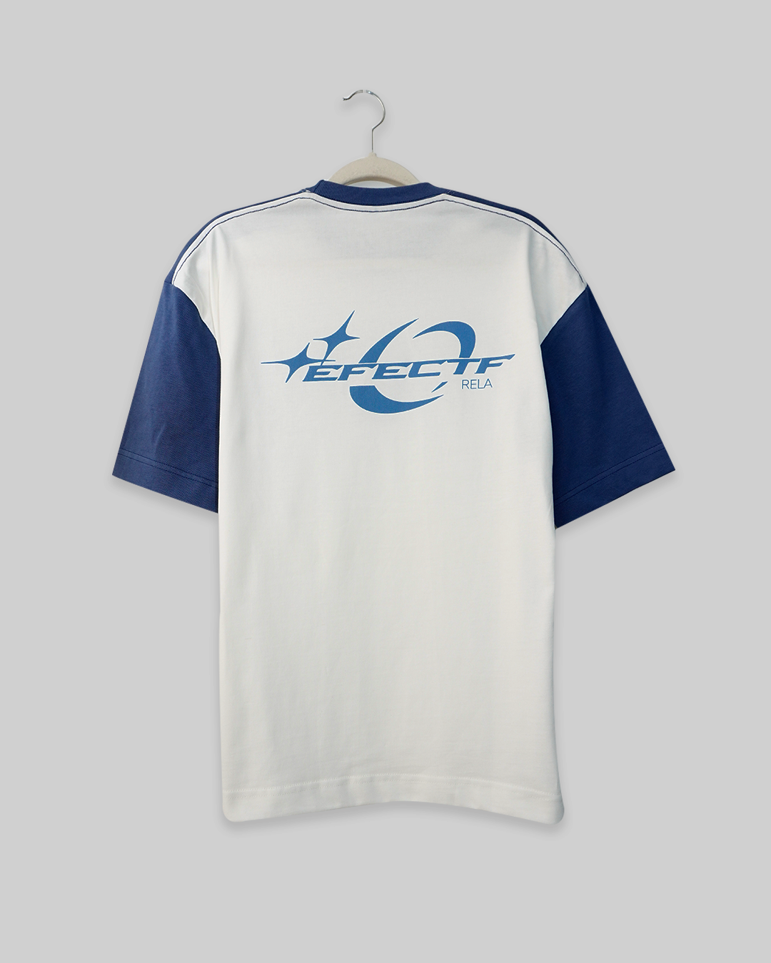 STUDIO F (MANGA AZUL INDIGO CON BLANCO MARFIL)