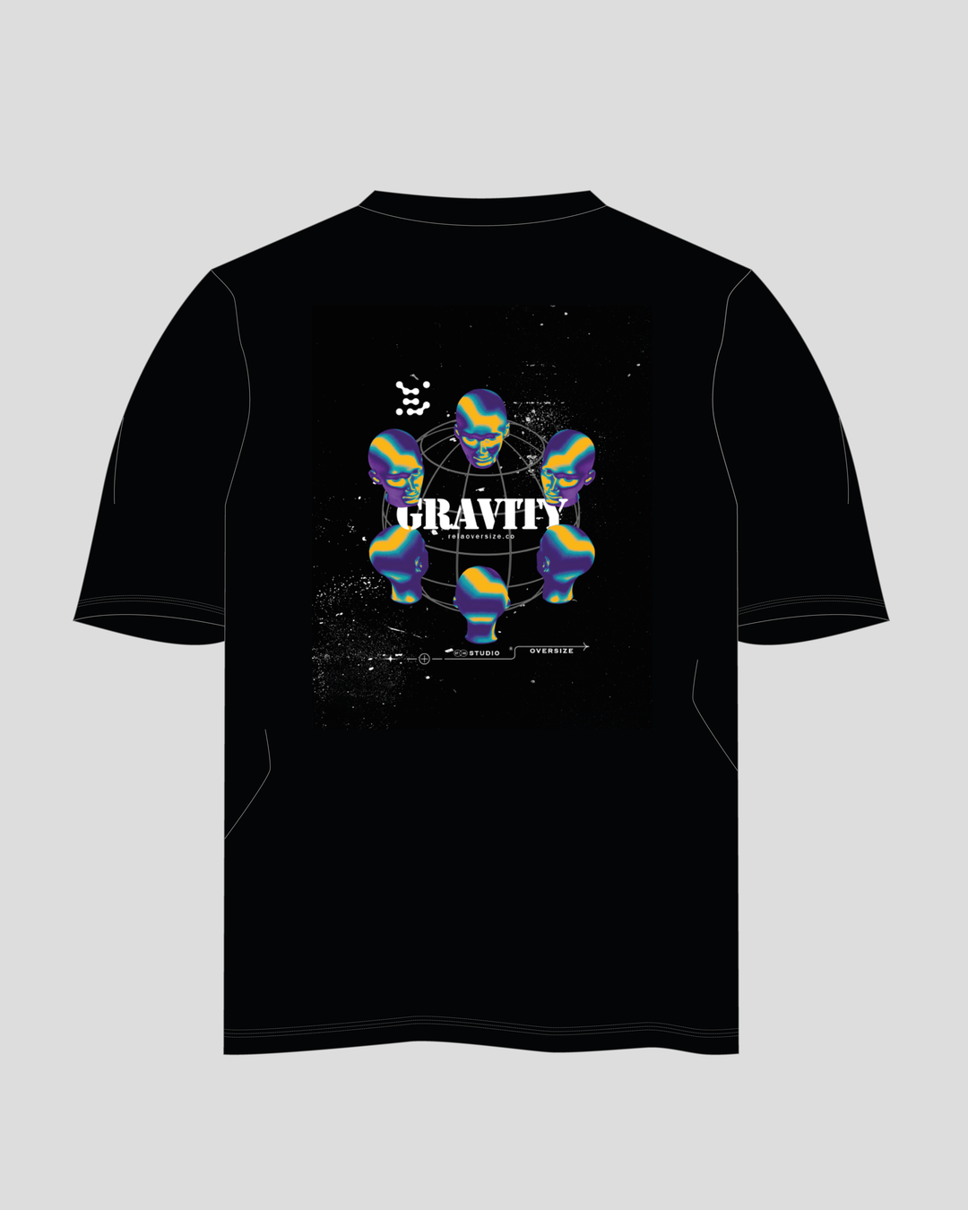 OVERSIZE GRAVITY PREMIUM NEGRA