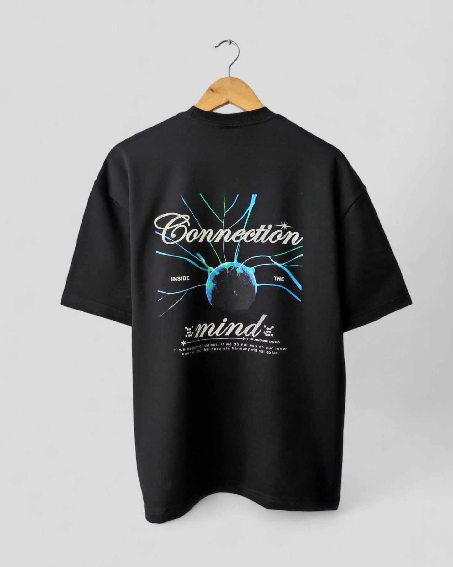 OVERSIZE CONNECTION MIND PREMIUM NEGRA