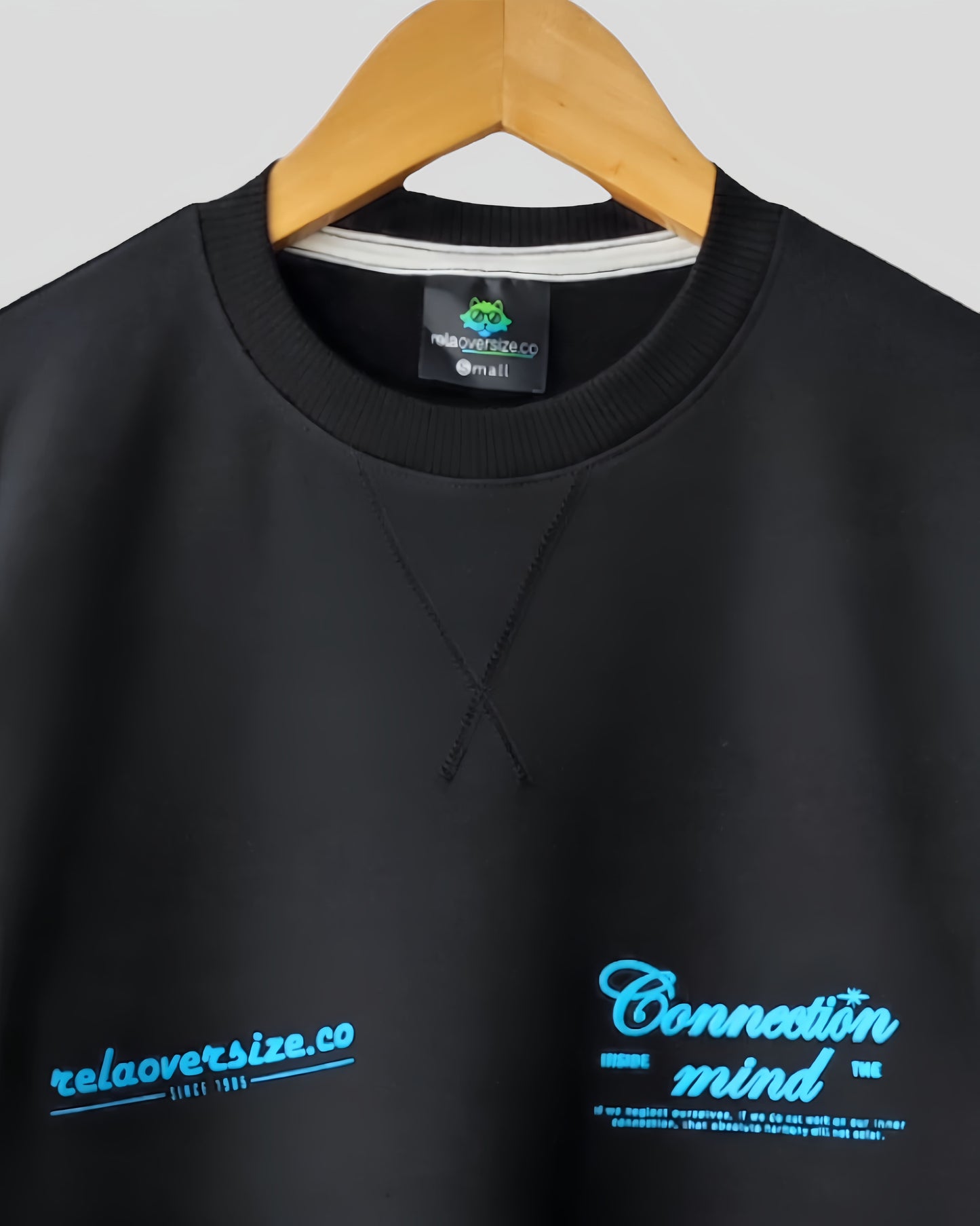 OVERSIZE CONNECTION MIND PREMIUM NEGRA