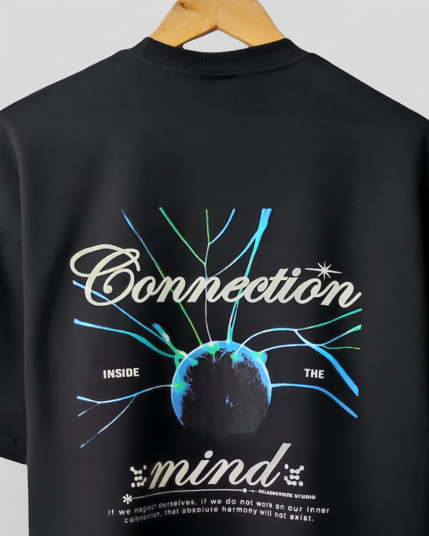 OVERSIZE CONNECTION MIND PREMIUM NEGRA