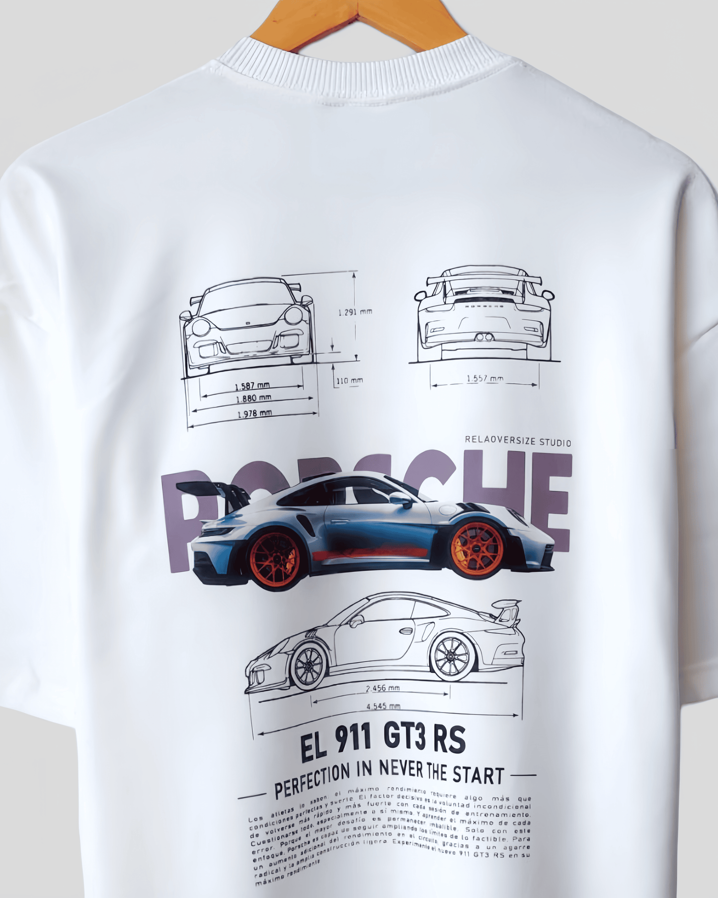 OVERSIZE PORSCHE 911 PREMIUM BLANCO